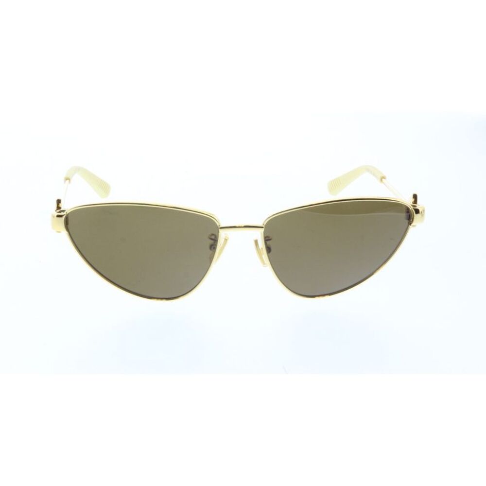 Bottega Veneta BV1186S-002 Elegant Gold Cat-Eye Sunglasses - Picture 2 of 5